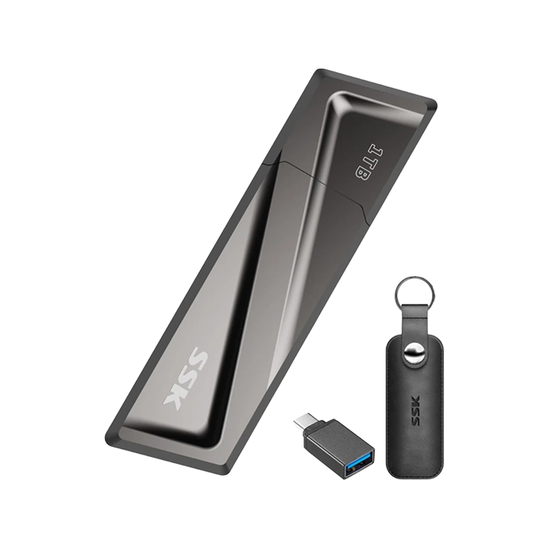 فلش مموری اس اس کا مدل SD300 USB3.2 GEN2 SSD DRIVE ظرفیت 1 ترابایت