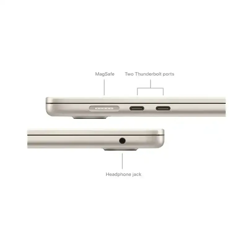 لپ تاپ 15.3 اینچی اپل مدل MacBook Air A3114 MRYT3LL/A M3-8GB-512SSD