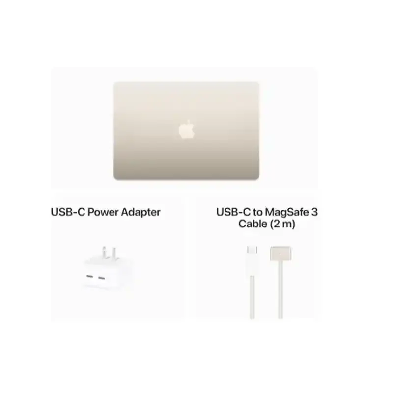 لپ تاپ 15.3 اینچی اپل مدل MacBook Air A3114 MRYT3LL/A M3-8GB-512SSD