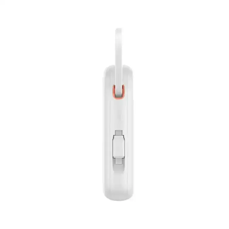 پاوربانک باسئوس مدل Qpow2 DualCable-30w با ظرفیت 10000 میلی‌آمپر ساعت
