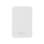 پاور بانک بی سیم مگنتی باسئوس مدل Magnetic Mini Wireless 20w با ظرفیت 5000 میلی‌آمپر ساعت