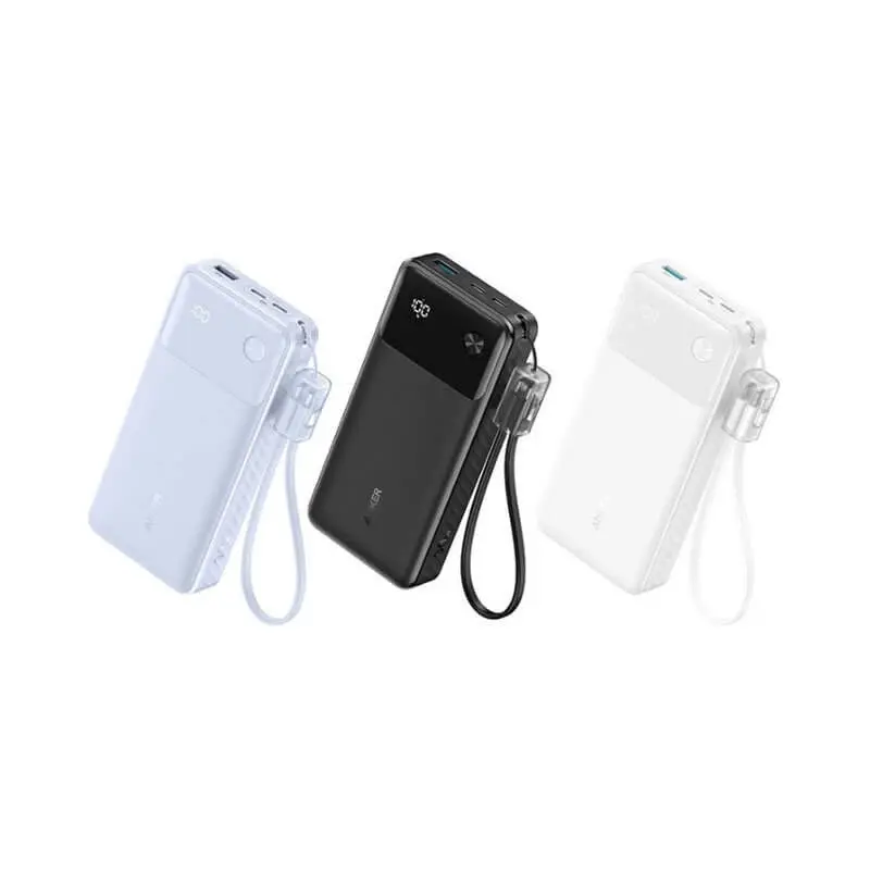 پاوربانک انکر مدل Powercore Portable Charger-A1384 با ظرفیت 20000 میلی‌آمپر ساعت