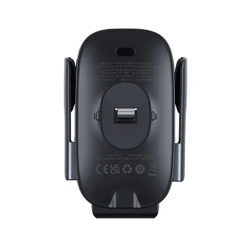 پایه نگهدارنده و شارژر وایرلس مگنتی باسئوس مدل Baseus Milky Way Pro 15W