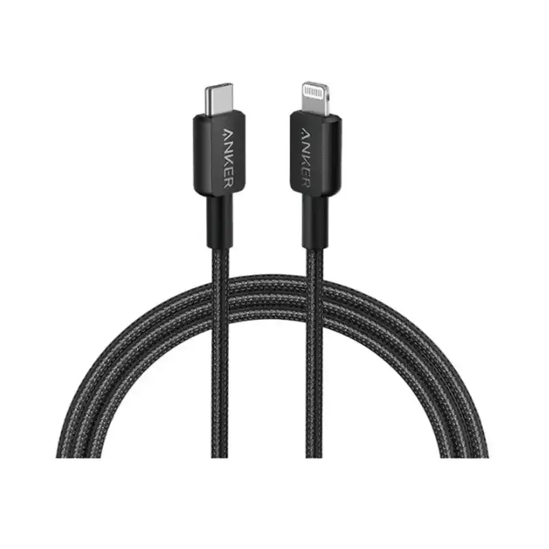 کابل شارژ  انکر مدل Anker 322 USB-C to Lightning A81B5 با طول 90 سانتی‌متر