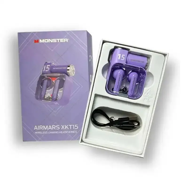 هندزفری بی سیم گیمینگ مانستر مدل Monster Airmars XKT15