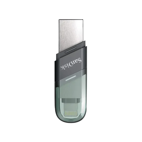 فلش مموری سن دیسک Usb 3.1-لایتنینگ مدل iXpand Flip ظرفیت 256 گیگابایت