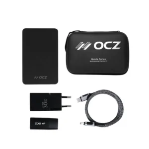 پاوربانک بی‌سیم OCZ همراه کابل Type-C to Type-C/آداپتور شارژر 30 وات