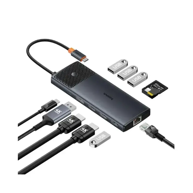 هاب 11 پورت باسئوس مدل Baseus Gleam Series II BS-OH098