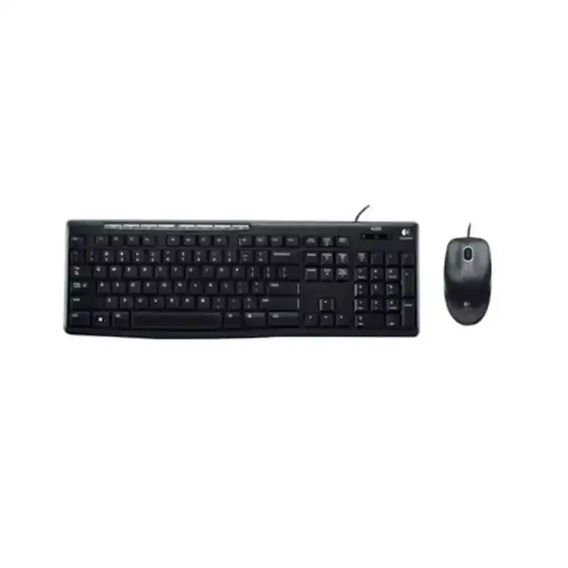 کیبورد با سیم لاجیتک مدل Mk200 Media به همراه ماوس