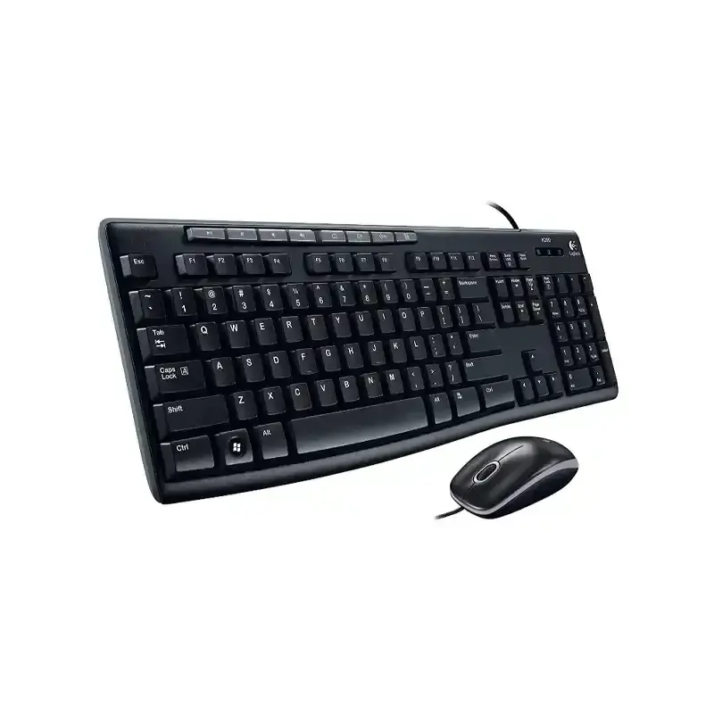 کیبورد با سیم لاجیتک مدل Mk200 Media به همراه ماوس