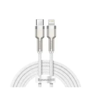 کابل شارژ Type-C to iP باسئوس مدل Cafule Series Metal با طول 2 متر 20 وات