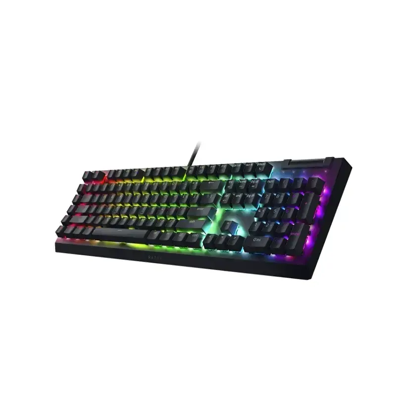 کیبورد گیمینگ ریزر مدل Blackwidow V4X Green Switch