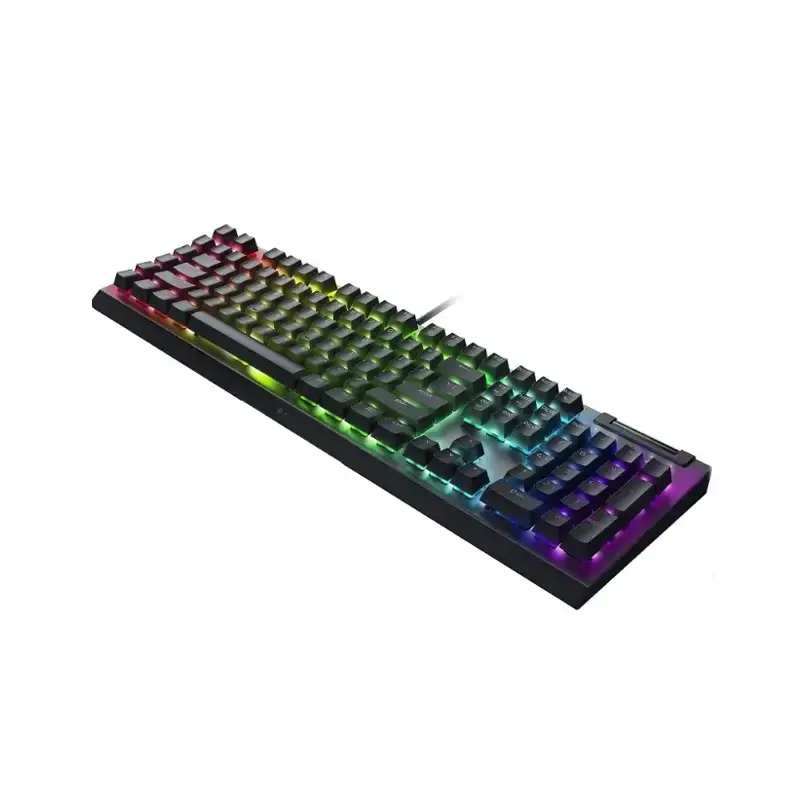 کیبورد گیمینگ ریزر مدل Blackwidow V4X Green Switch