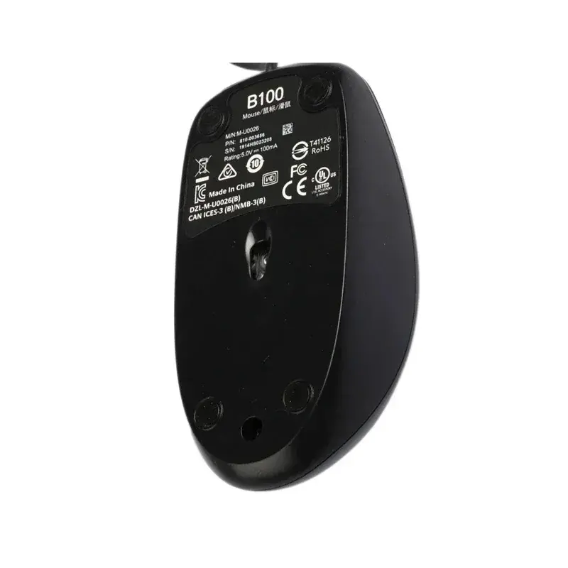 ماوس باسیم لاجیتک مدل Logitech Wired B100