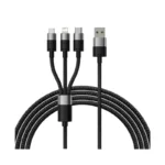 کابل شارژ 3 در 1 باسئوس مدل StarSpeed Series طول 1.2 متر 3.5 آمپر