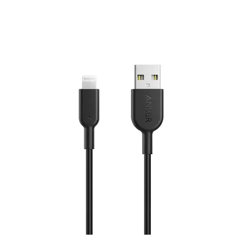 کابل شارژ انکر مدل Anker PowerLine II USB-A to Lightning-A8433 با طول 180 سانتی‌متر