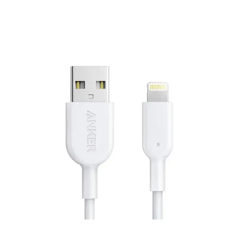 کابل شارژ انکر مدل Anker PowerLine II USB-A to Lightning-A8433 با طول 180 سانتی‌متر