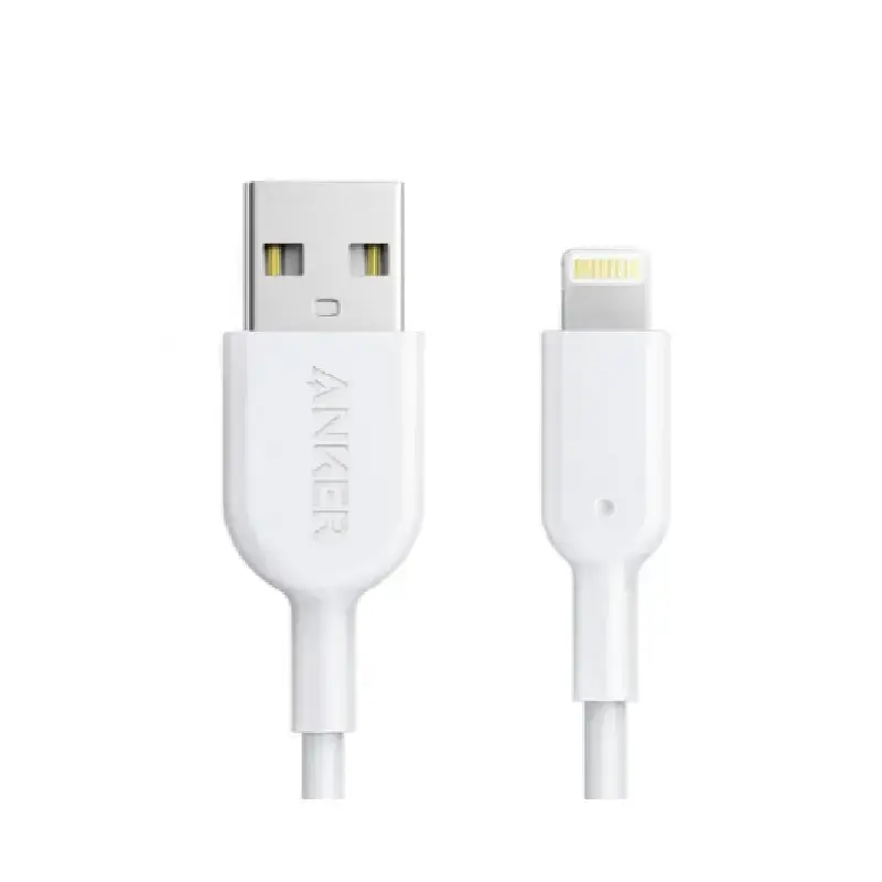کابل شارژ انکر مدل PowerLine III USB-A To Lightening-A8812 با طول 90 سانتی‌متر