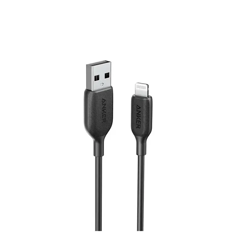 کابل شارژ انکر مدل PowerLine III USB-A To Lightening-A8812 با طول 90 سانتی‌متر