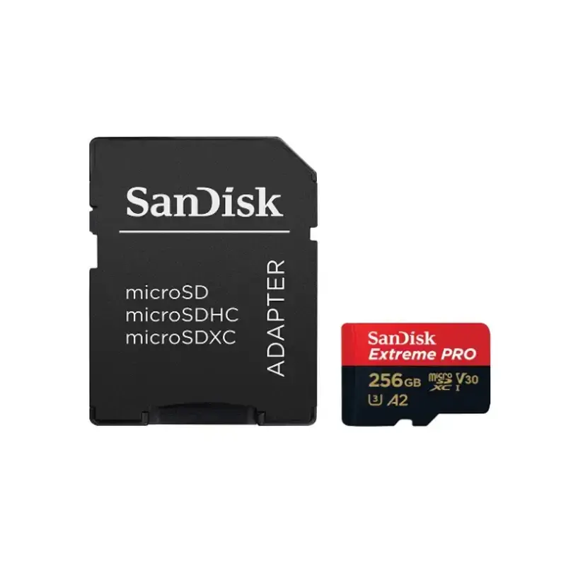 کارت حافظه سن دیسک مدل SanDisk Extreme Pro MicroSDXC Gn6ma سرعت 200 ظرفیت 256 گیگابایت با آداپتور