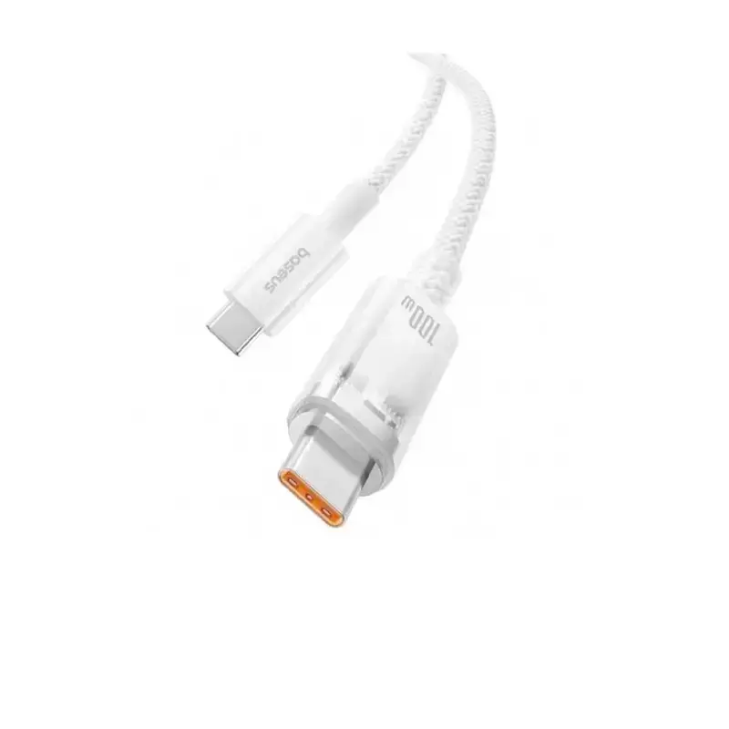 کابل شارژ Type-C to Type-C باسئوس مدل Explorer Series Smart Temperature Control با طول 1 متر 100 وات