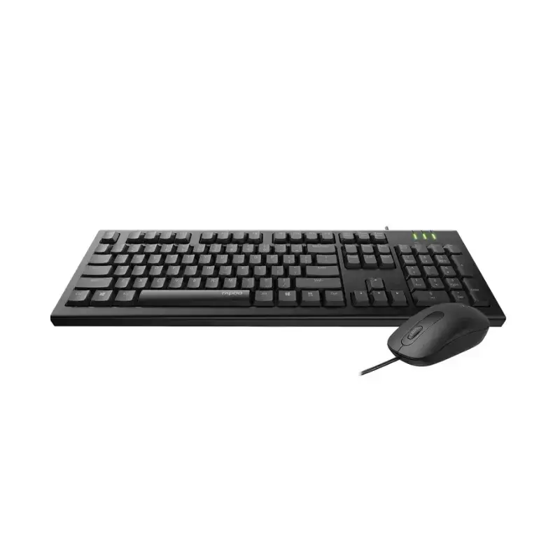 کیبورد باسیم رپو مدل Rapoo X120 Pro به همراه ماوس