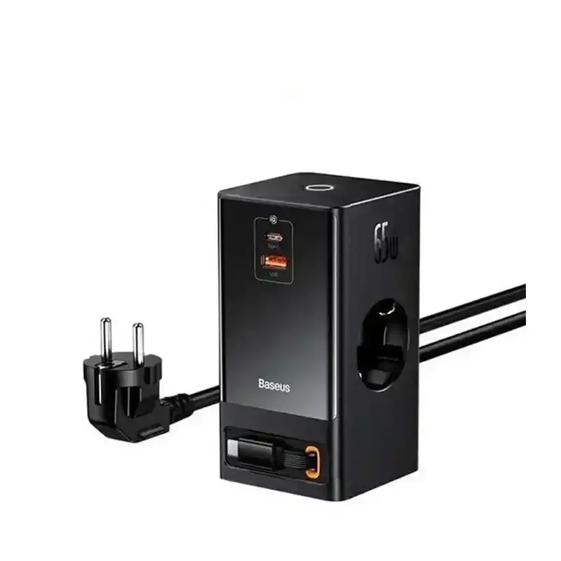 شارژر رومیزی باسئوس مدل Power Combo PSLR000301 با توان 65 وات
