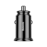 شارژر فندکی باسئوس مدل Square Metal PPS CCALL-YS01 Circular با توان 30 وات
