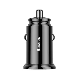 شارژر فندکی باسئوس مدل Square Metal PPS CCALL-YS01 Circular با توان 30 وات