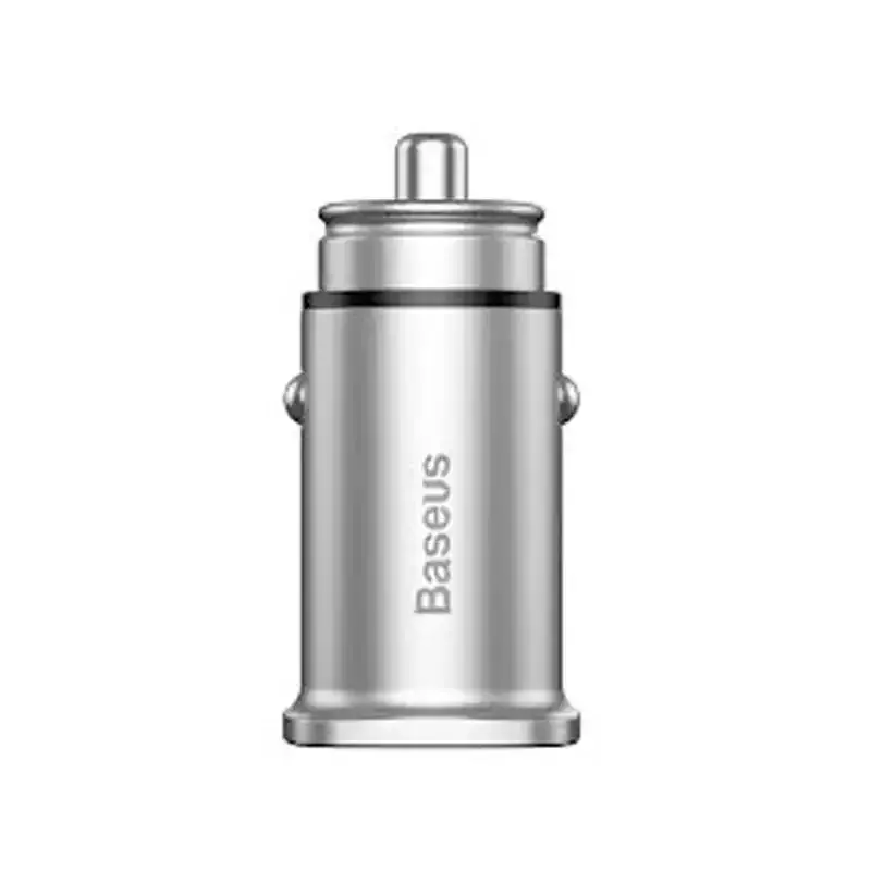 شارژر فندکی باسئوس مدل Square Metal PPS CCALL-YS01 Circular با توان 30 وات