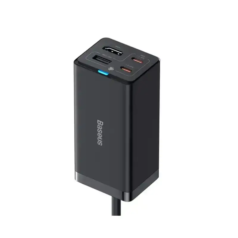 شارژر رومیزی و هاب باسئوس GaN5 Pro Fast Charging 1U+2C+ HDMI توان 67 وات
