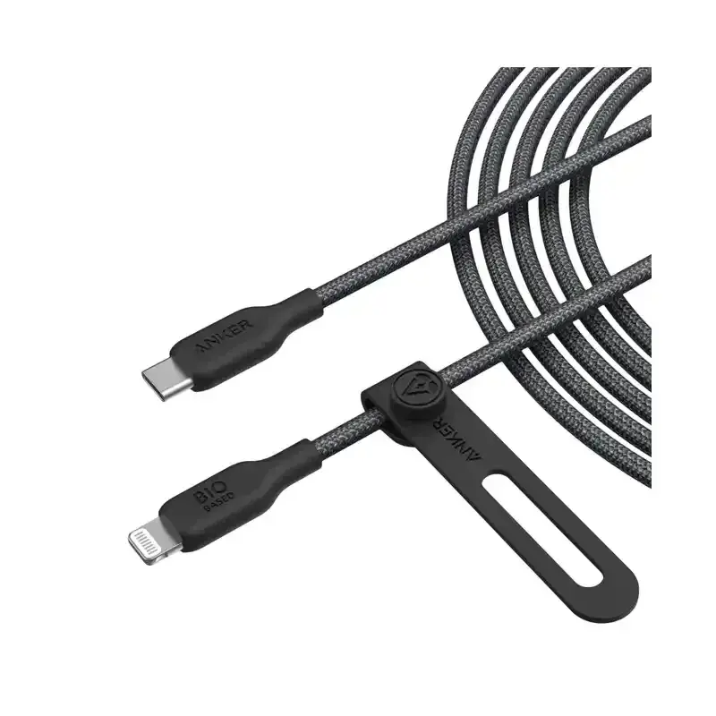 کابل شارژ انکر مدل Anker 542 USB-C to Lightning A80B6 با طول 180 سانتی‌متر