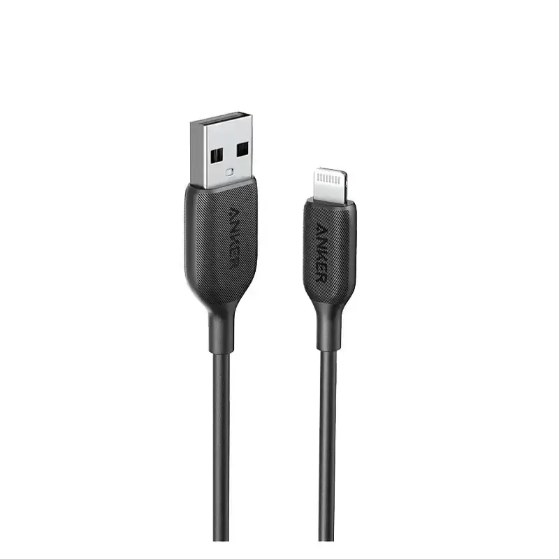 کابل شارژ انکر مدل PowerLine III USB-A To Lightening-A8813 با طول 180 سانتی‌متر