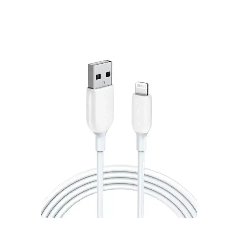 کابل شارژ انکر مدل PowerLine III USB-A To Lightening-A8813 با طول 180 سانتی‌متر