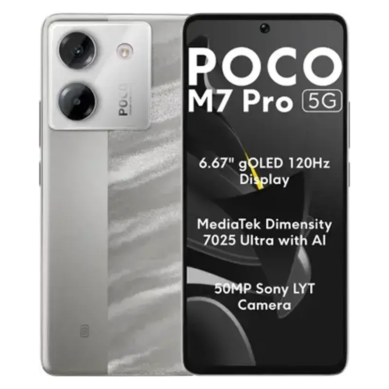 گوشی موبایل شیائومی مدل Poco M7 Pro 5G ظرفیت 512GB و رم 12GB