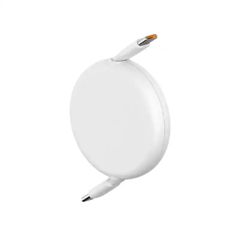 کابل فست شارژ جمع شونده Baseus Free2Draw Mini Type-C To Type-C 100W  طول 100 سانتی‌متر