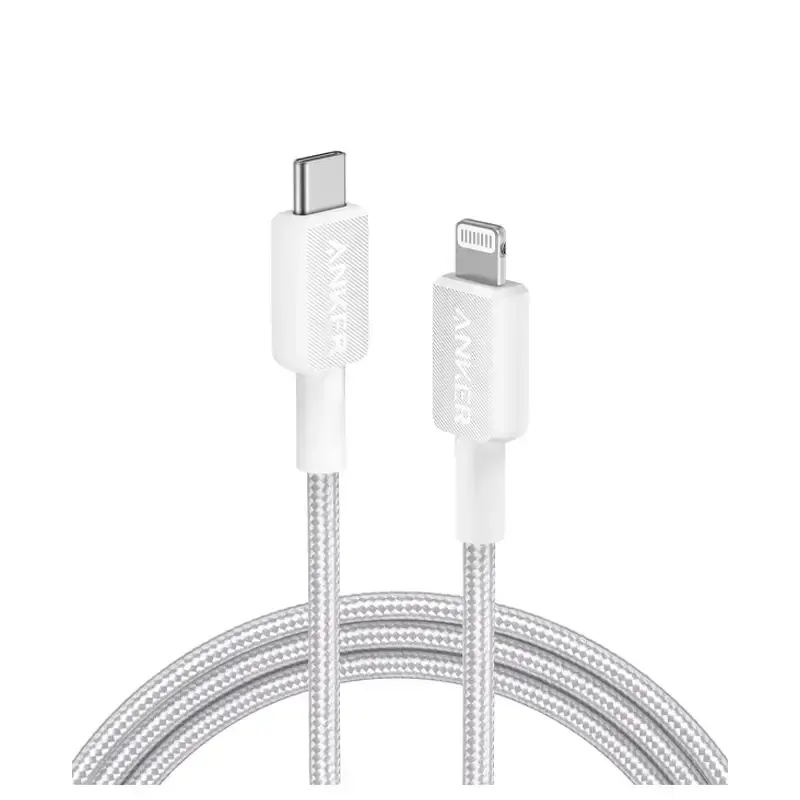 کابل شارژ انکر مدل Anker 322 USB-C to Lightning A81B6 با طول 180 سانتی‌متر