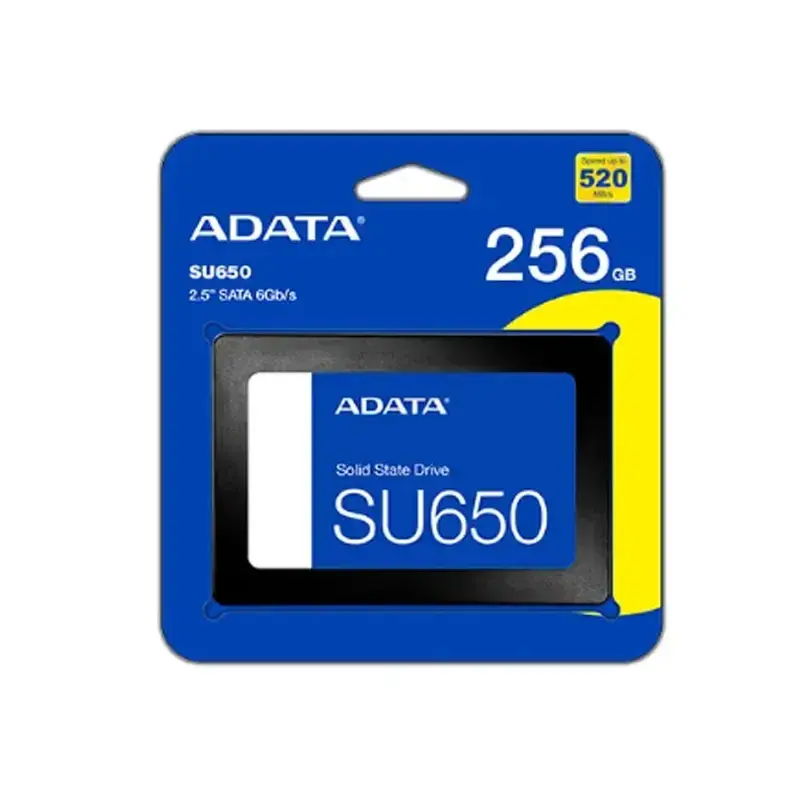 هارد اینترنال ای دیتا مدل SSD Sata3 SU650 ظرفیت 256 گیگابایت
