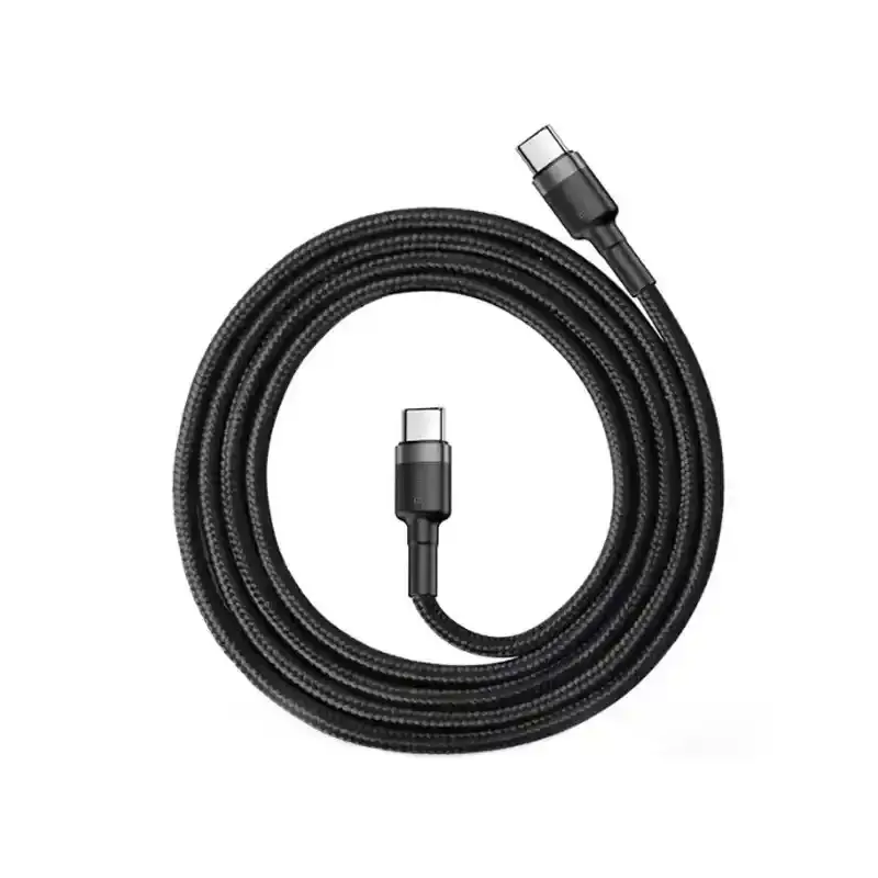 کابل شارژ Type-C to Type-C باسئوس مدل Cafule Series با طول 1 متر 60 وات