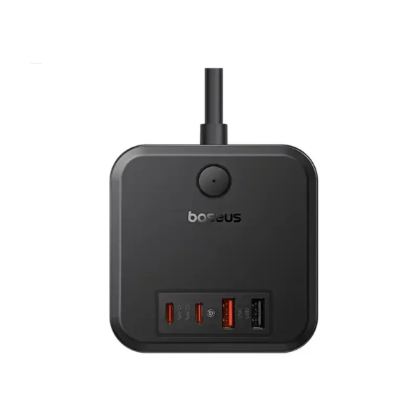شارژر رومیزی باسئوس مدل PowerCombo 3AC+2U+2C توان 30 وات طول کابل 1.5 متر