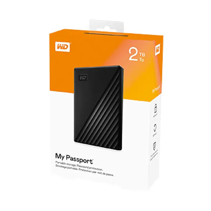 هارد اکسترنال وسترن دیجیتال مدل My Passport با ظرفیت 2 ترابایت