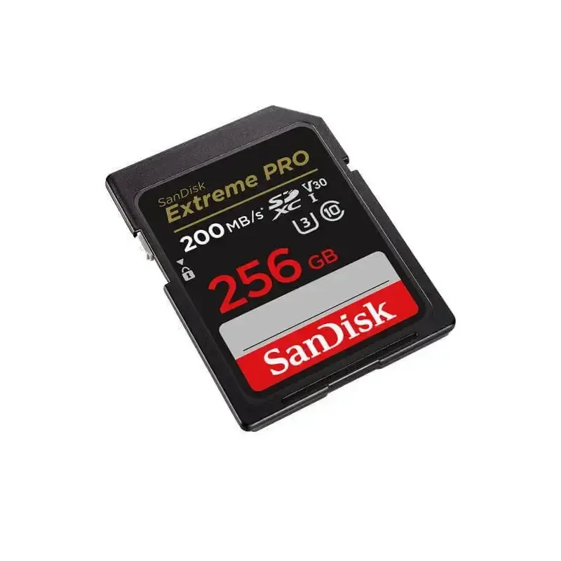 کارت حافظه سن دیسک مدل SanDisk SDXC Extreme Pro UHS-I GN4IN سرعت 200 ظرفیت 256 گیگابایت