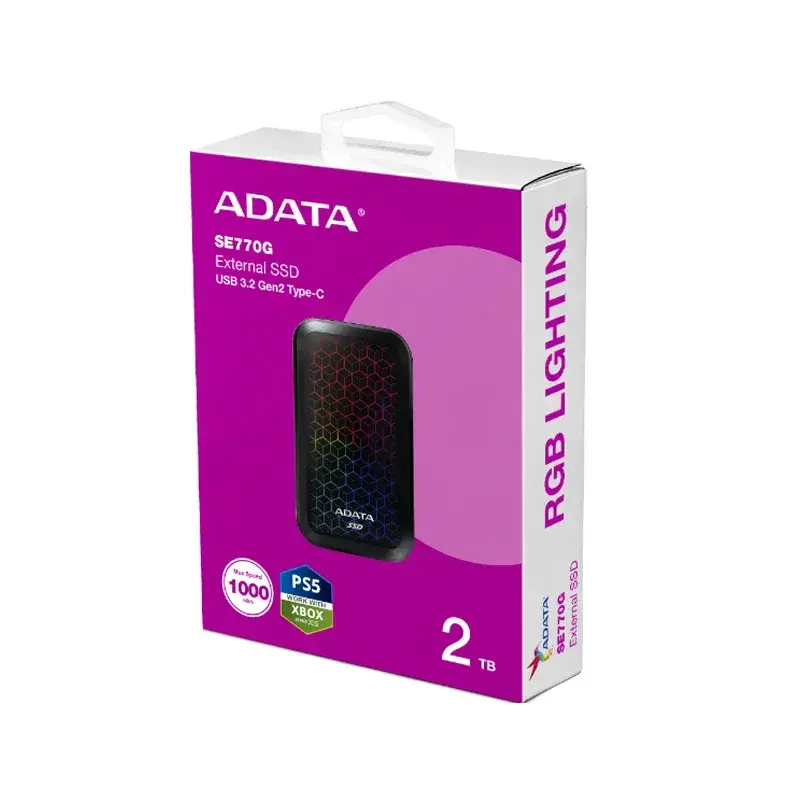 هارد اکسترنال ای دیتا مدل SSD SE770G با ظرفیت 1 ترابایت