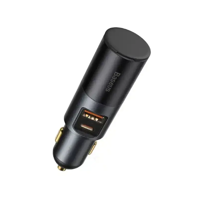 شارژر فندکی باسئوس مدل Share Together Fast Charge 2in1 U+C با توان 120 وات