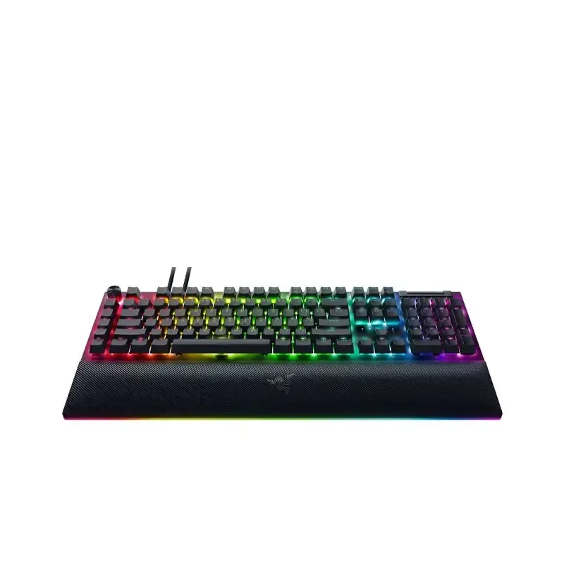 کیبورد گیمینگ ریزر مدل Blackwidow V4 pro Green Switches