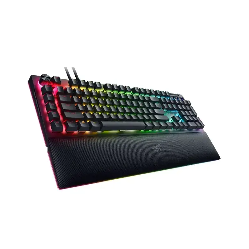کیبورد گیمینگ ریزر مدل Blackwidow V4 pro Green Switches