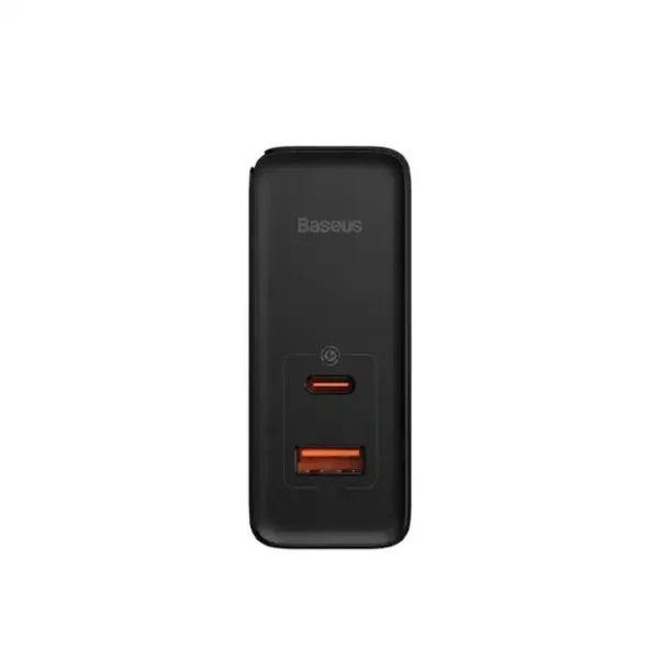 شارژر دیواری دو پورت باسئوس مدل GaN5 Pro C+U توان 100 وات (همراه کابل)