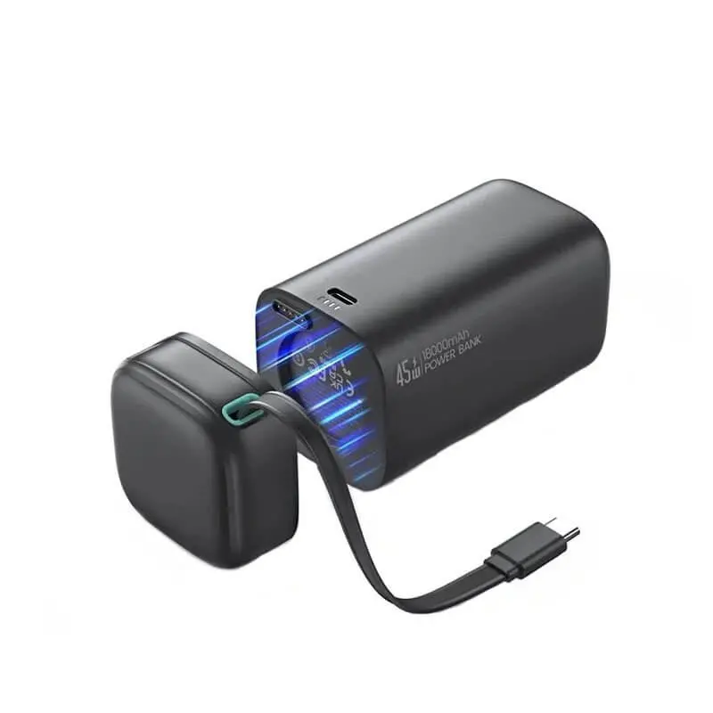 پاوربانک یوسمز مدل CD216 ظرفیت 18000 میلی آمپر ساعت توان 45 وات