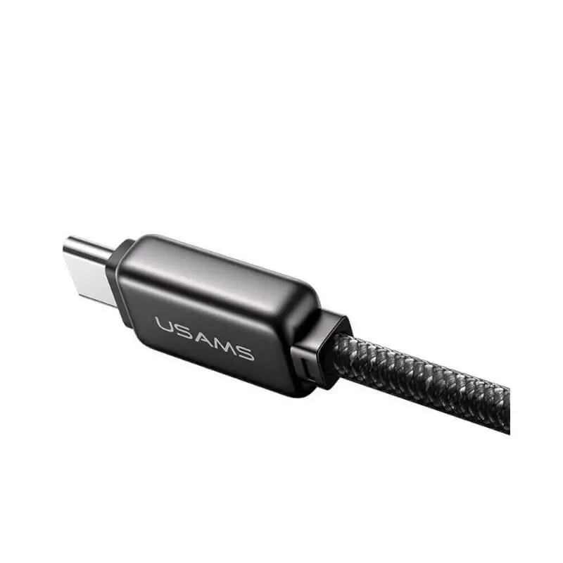 کابل شارژ USB-C to USB-C یوسمز مدل US-SJ744 با طول 1.2 متر توان 100 وات