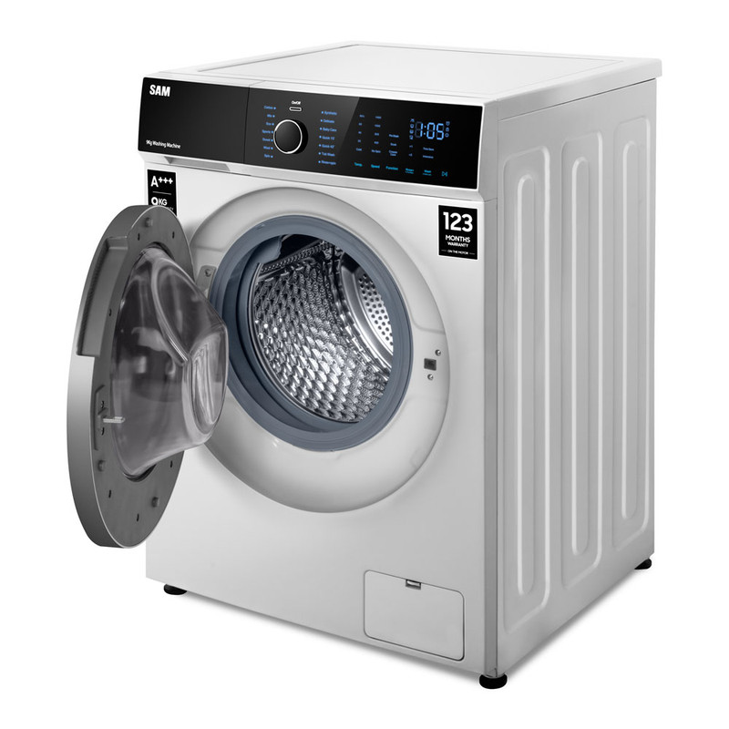 ماشین لباسشویی سام مدل DD-1482 I ظرفیت 9 کیلوگرم